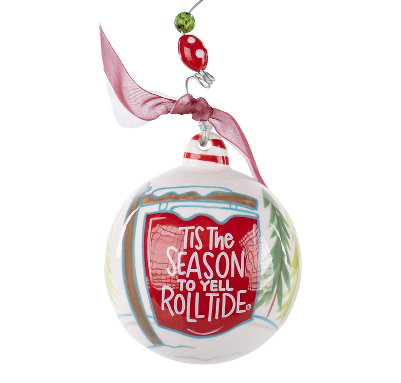 Tis the Season Alabama Snowman Ornament - GLORY HAUS 