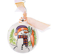 Tis the Season Clemson Snowman Ornament - GLORY HAUS 