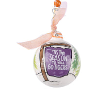 Tis the Season Clemson Snowman Ornament - GLORY HAUS 