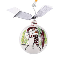 Tis the Season MSU Snowman Ornament - GLORY HAUS 