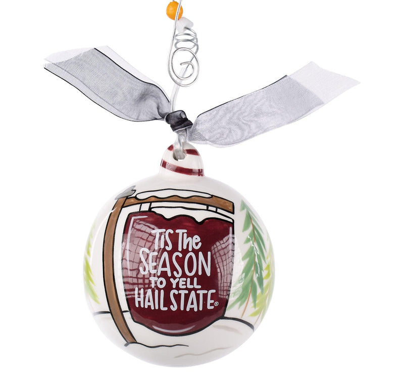 Tis the Season MSU Snowman Ornament - GLORY HAUS 