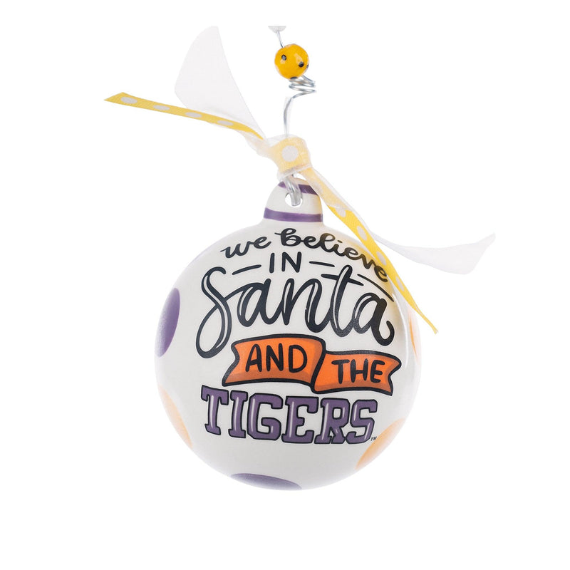 LSU We Believe Ornament - GLORY HAUS 
