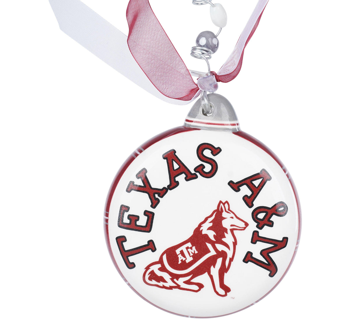 Texas A&M Puff Ornament - GLORY HAUS 