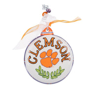 Clemson Puff Ornament - GLORY HAUS 