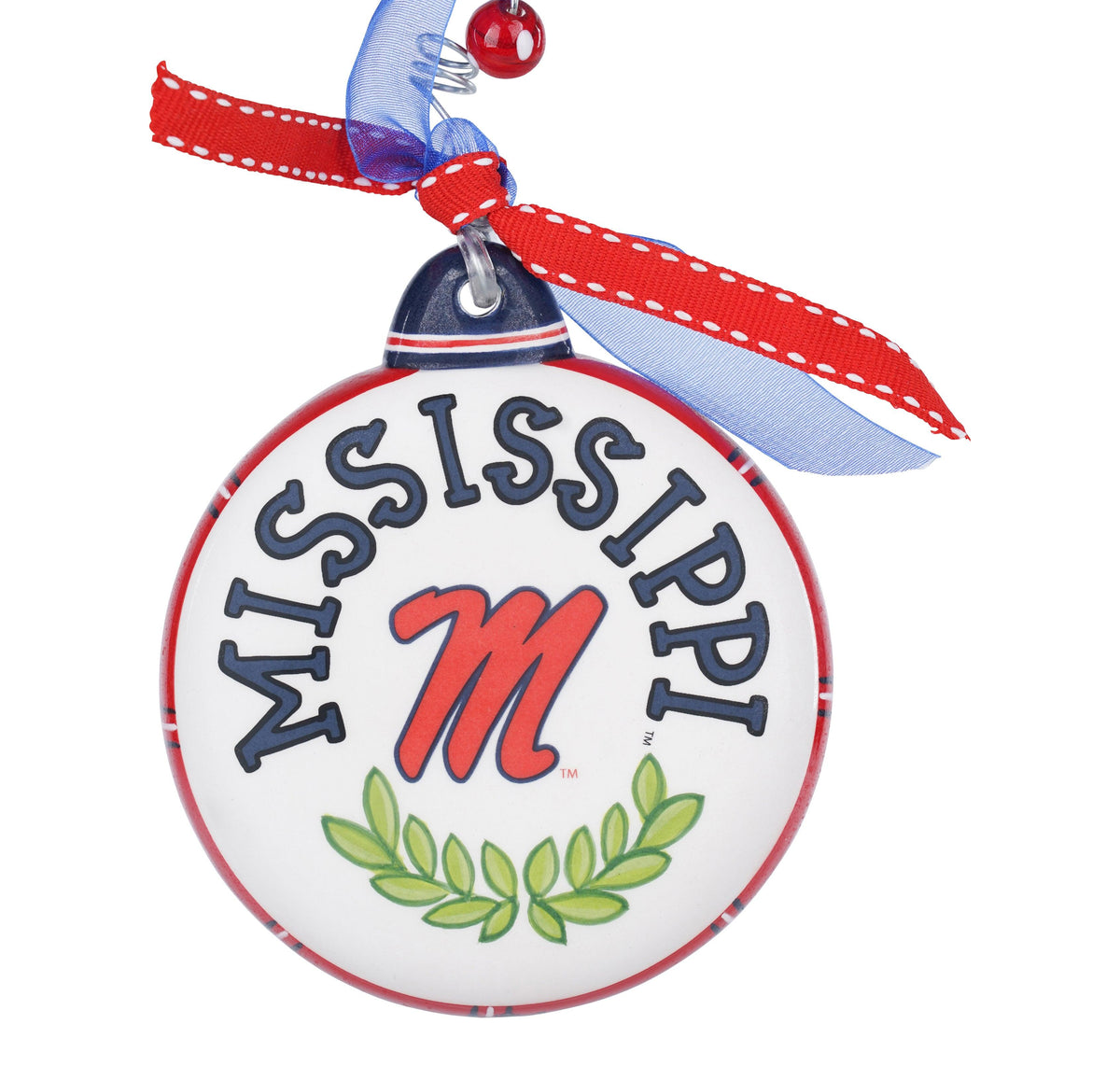 Ole Miss Puff Ornament - GLORY HAUS 