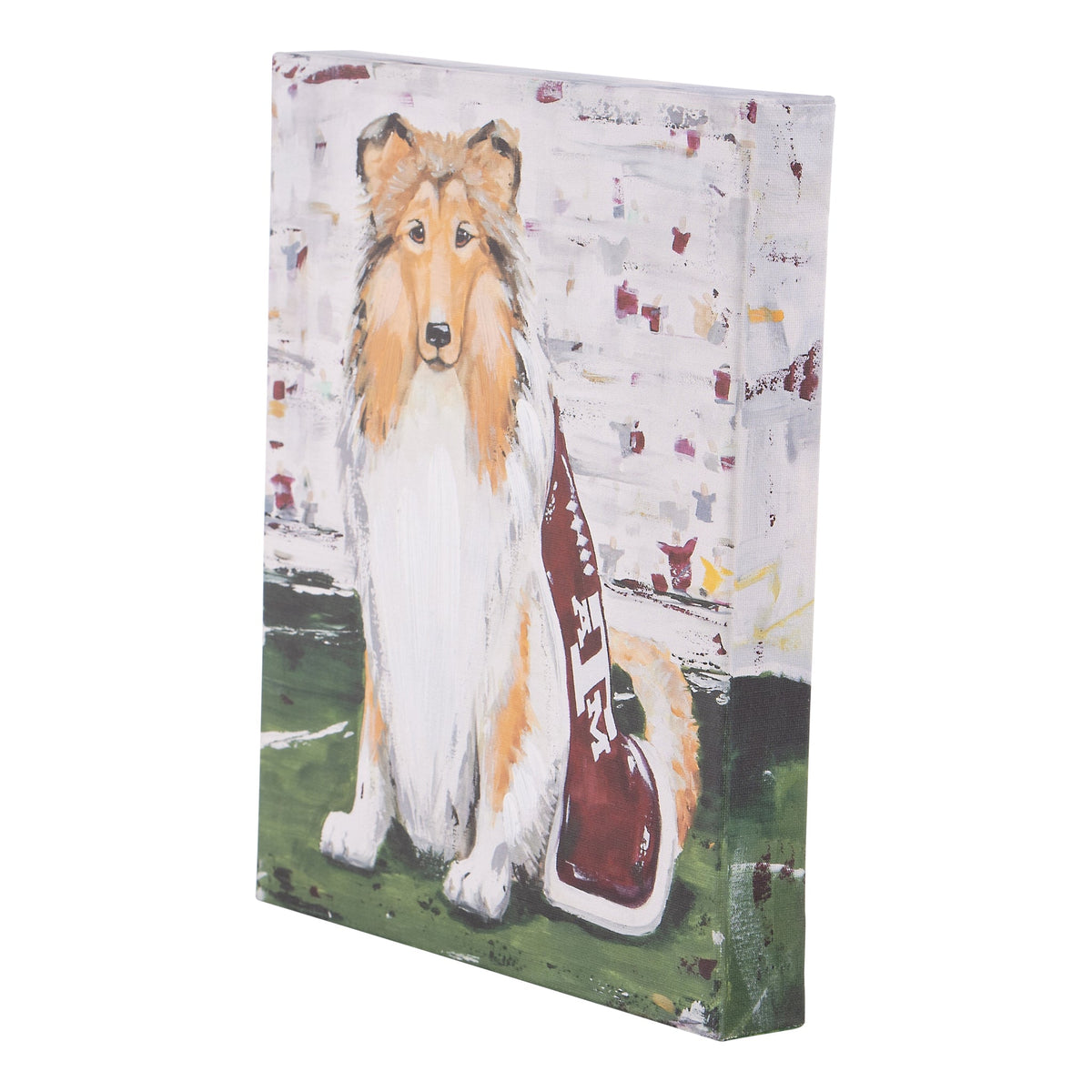 Texas A & M Reveille Canvas Small