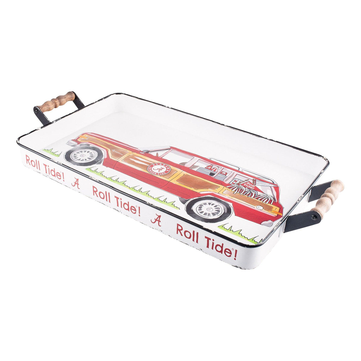 Alabama Wagoneer Enamel Tray - GLORY HAUS 