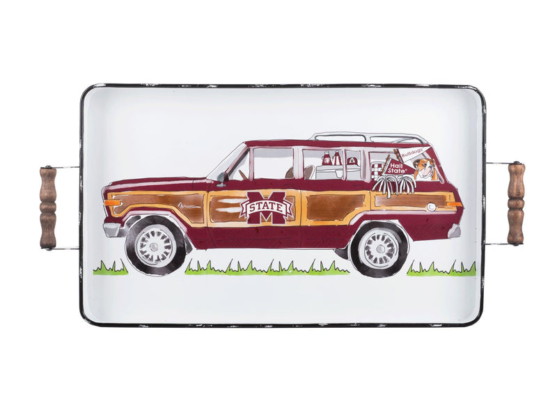 Mississippi State Wagoneer Enamel Tray - GLORY HAUS 