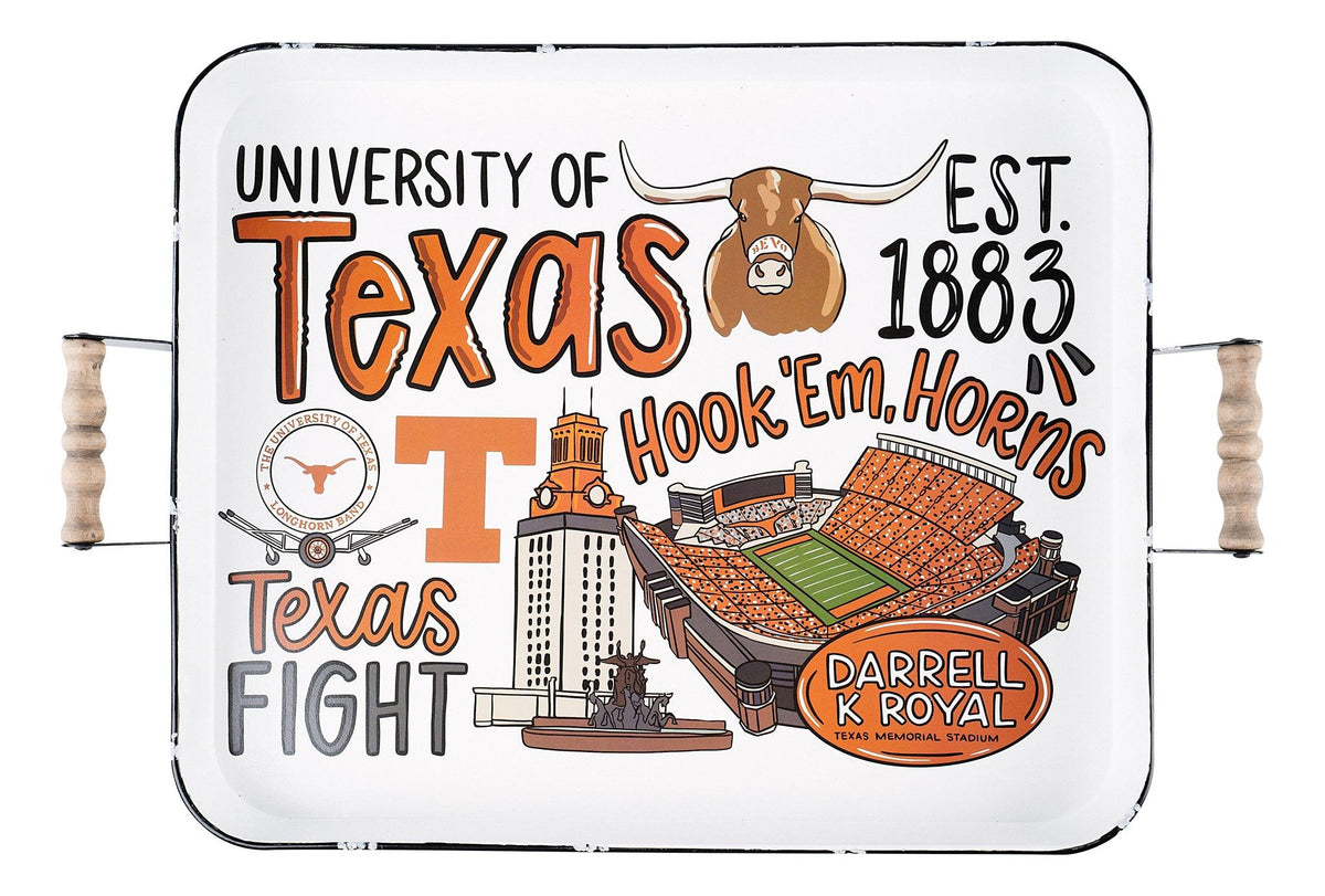 Welcome Y'all Texas Enamel Tray