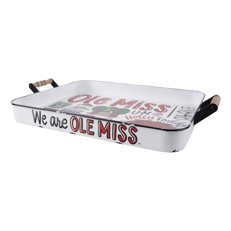 Ole Miss Icon Enamel Tray - GLORY HAUS 