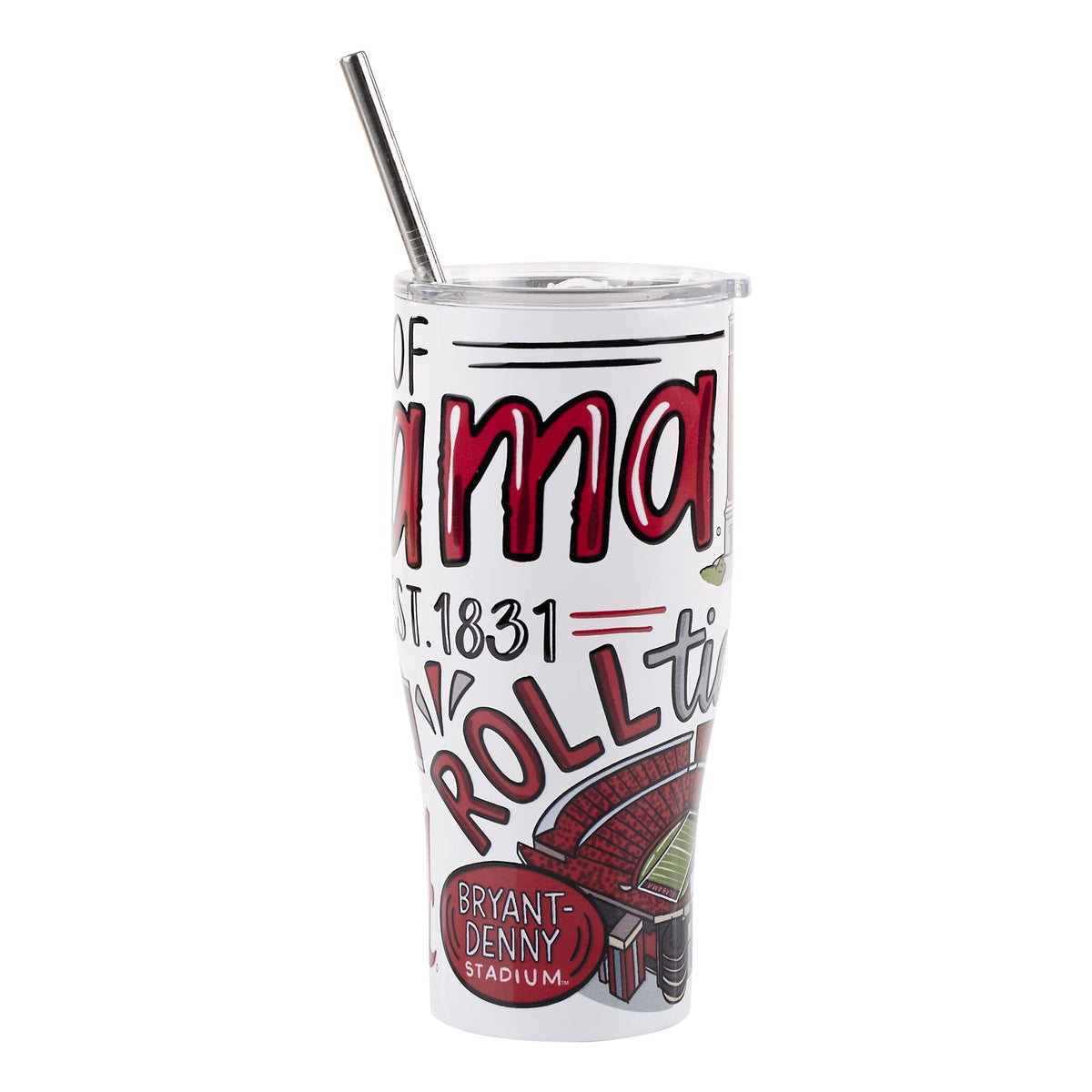 Cheer On The University of Alabama With Our Stainless-Steel