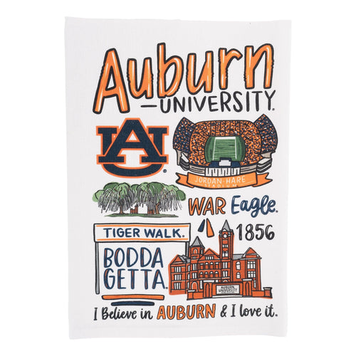 Auburn Icon Tea Towel - GLORY HAUS 