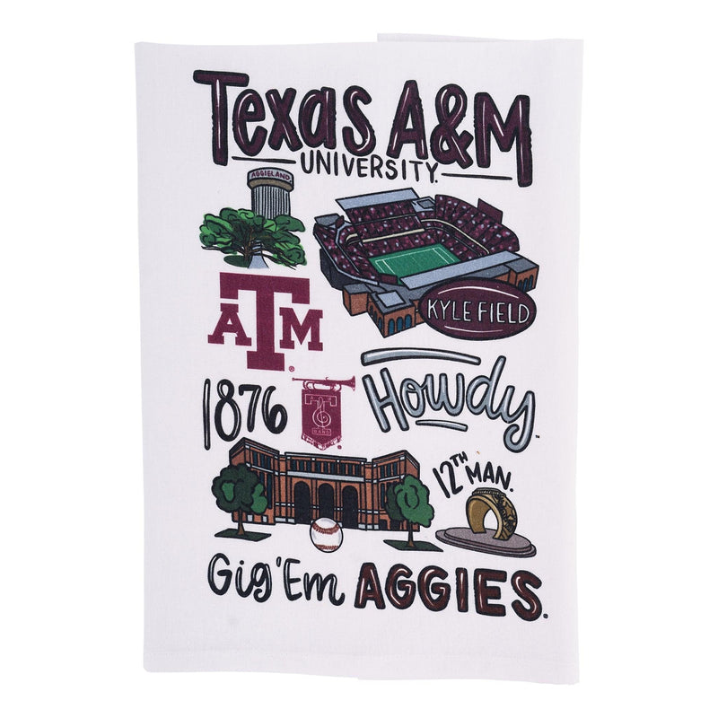 Texas A&M Icon Tea Towel - GLORY HAUS 