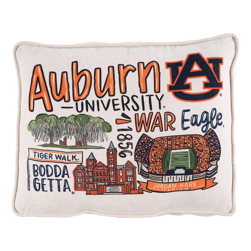 Poster Press Collegiate Auburn Pillow | Little Birdie
