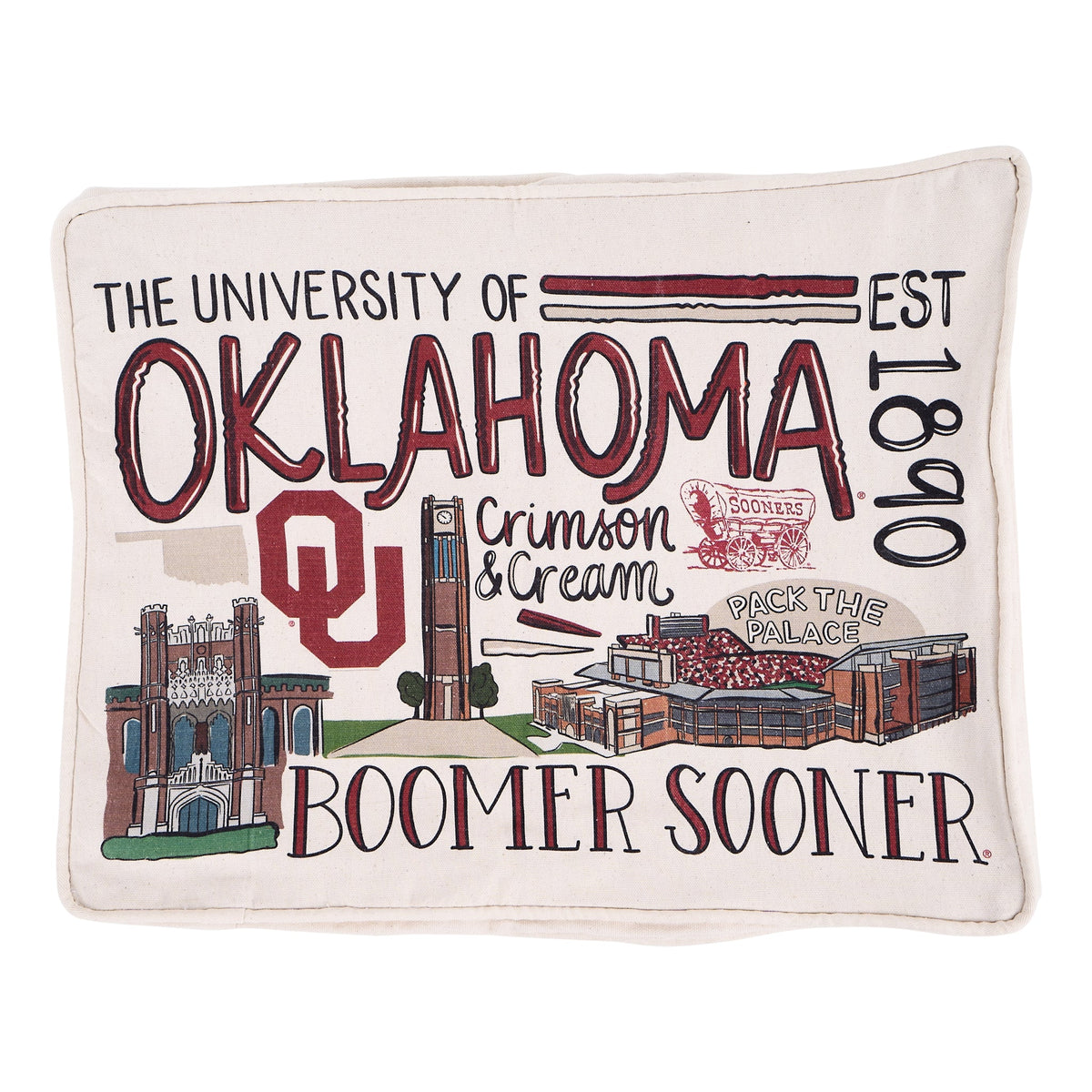 Oklahoma Icon Pillow
