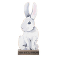 Some Bunny Loves You Wooden Rabbit - GLORY HAUS 