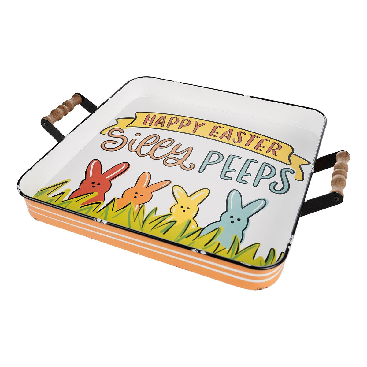Colorful Silly Peeps Enamel Tray - GLORY HAUS 