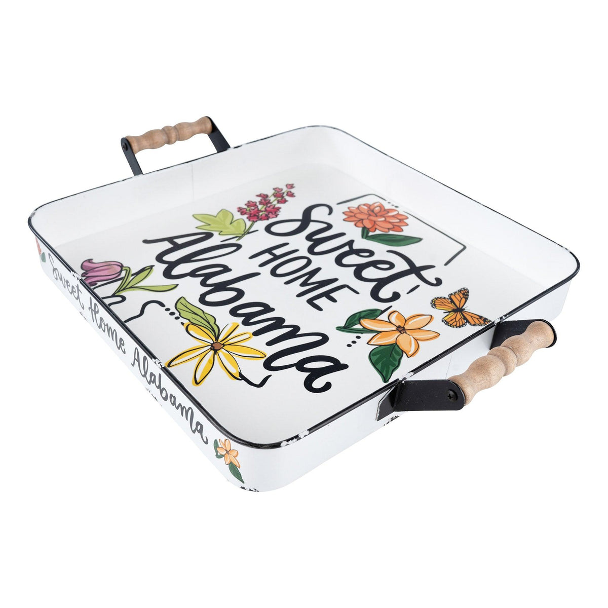 Sweet Home Alabama Enamel Tray - GLORY HAUS 