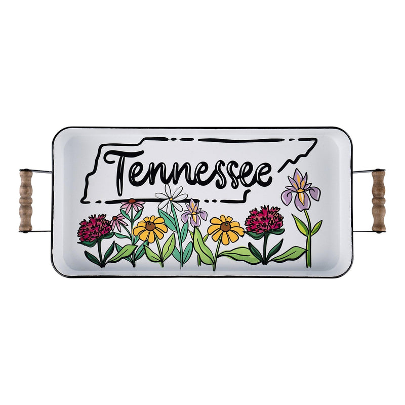 Home Sweet Home Tennessee Enamel Tray - GLORY HAUS 