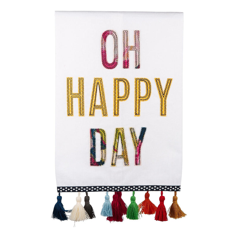 Oh Happy Day Tea Towel - GLORY HAUS 
