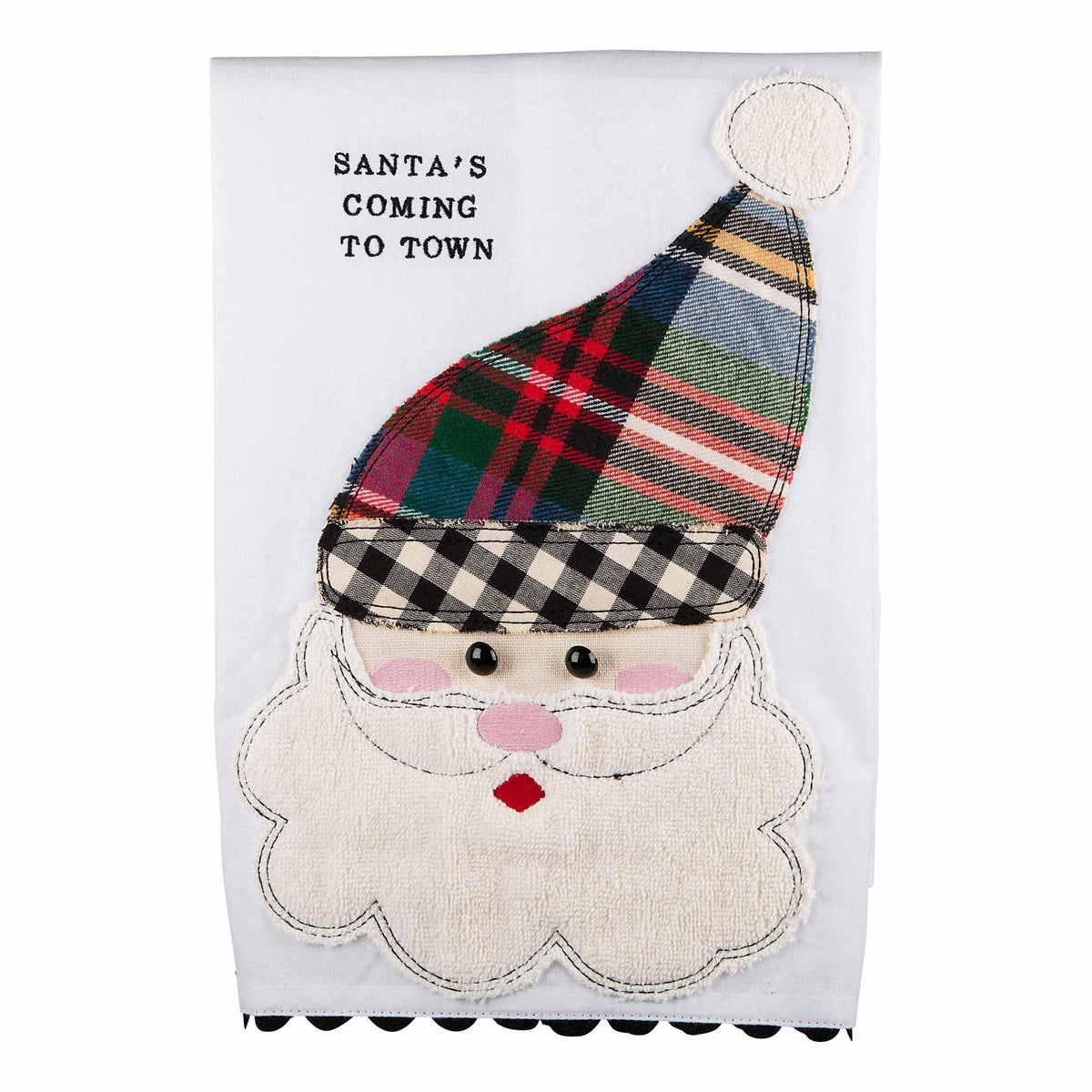 Santa's Coming to Town Tea Towel - GLORY HAUS 