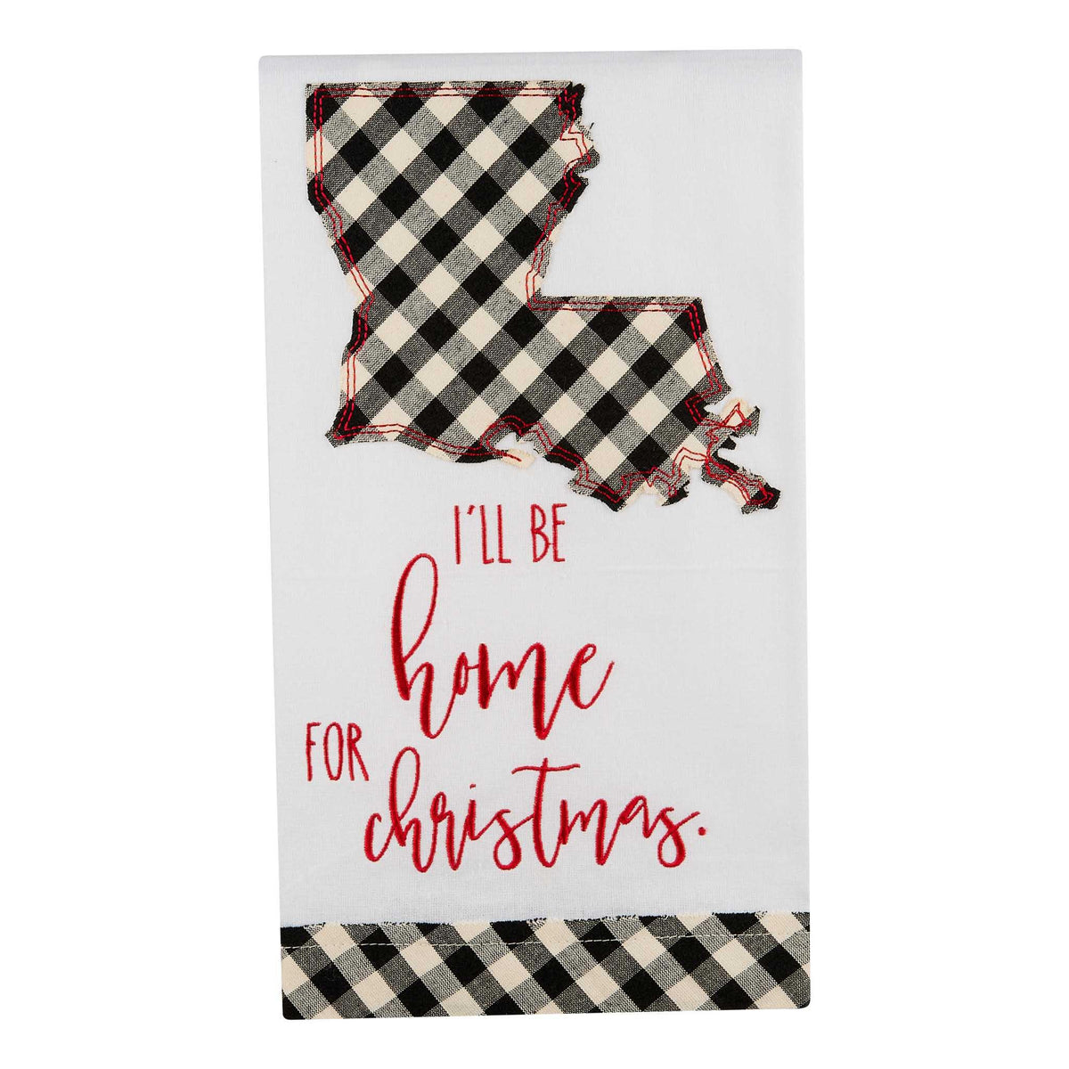 I'll Be Home Cmas LA Tea Towel - GLORY HAUS 