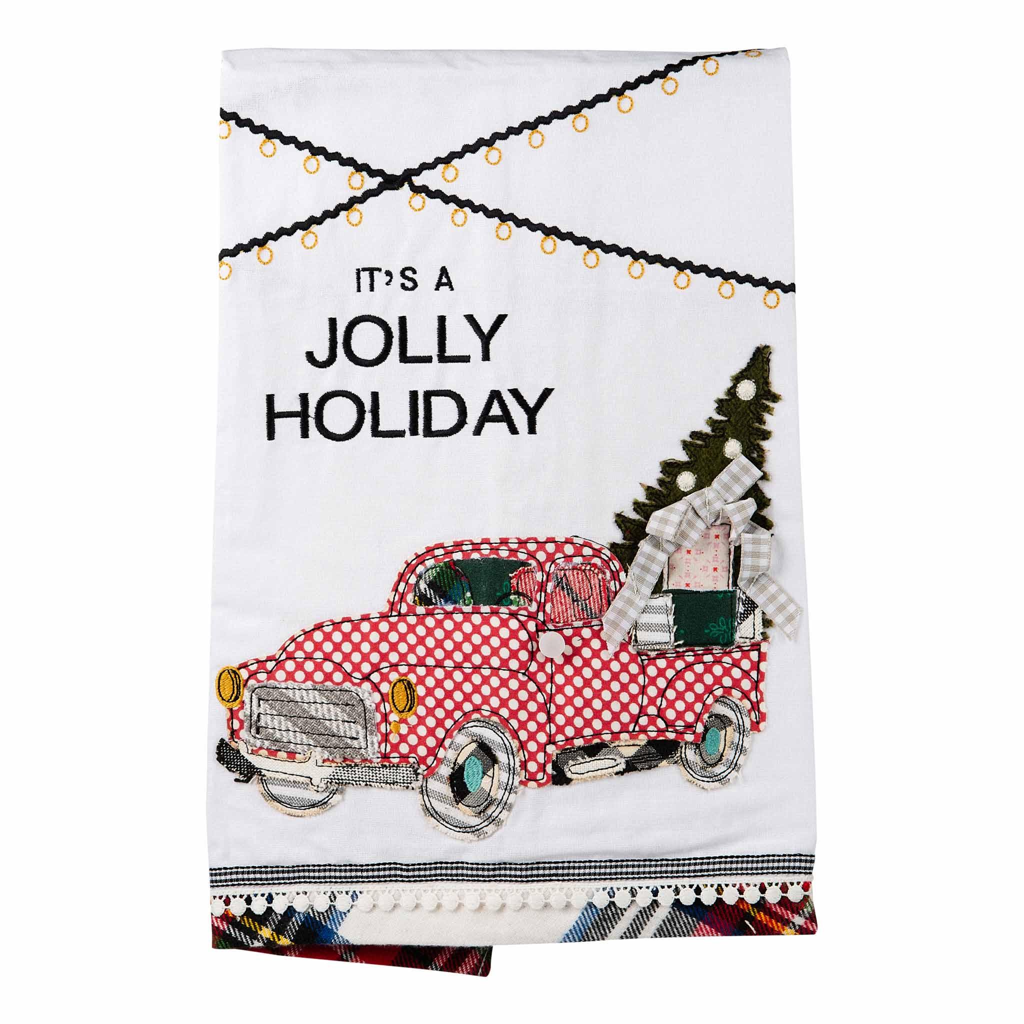 Ho Ho Ho Holiday Dish Cloth Towel / Novelty Silly Tea Towels / Cute Hi –  The Bullish Store