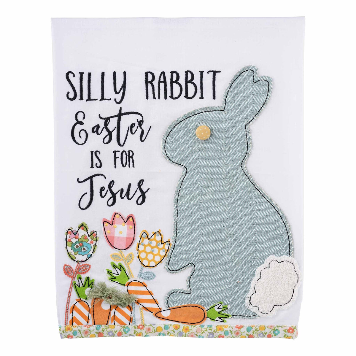 Silly Rabbit Carrot Patch Tea Towel - GLORY HAUS 