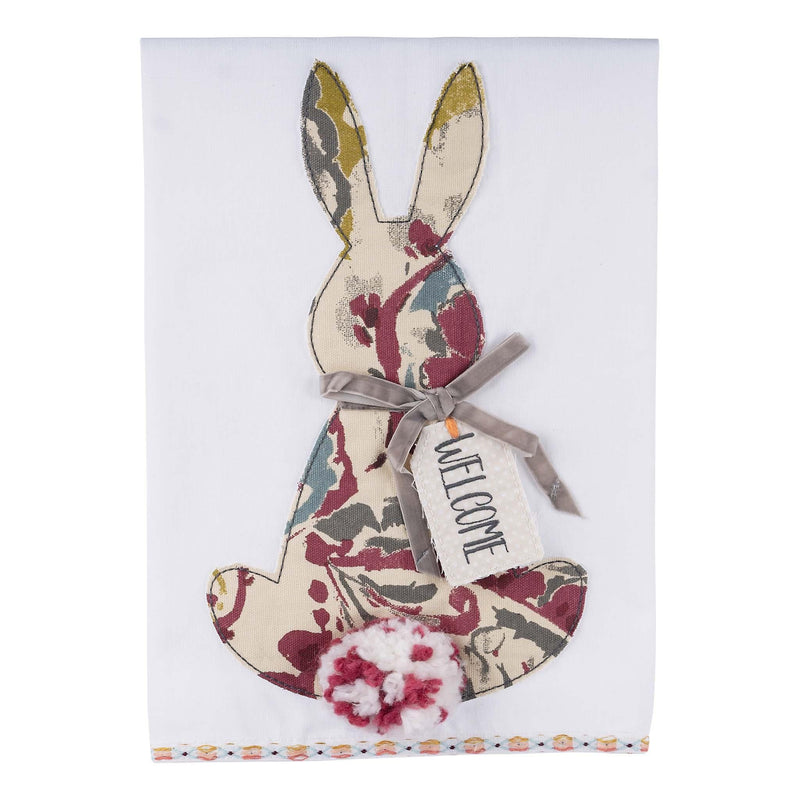 Welcome Bunny Tea Towel - GLORY HAUS 