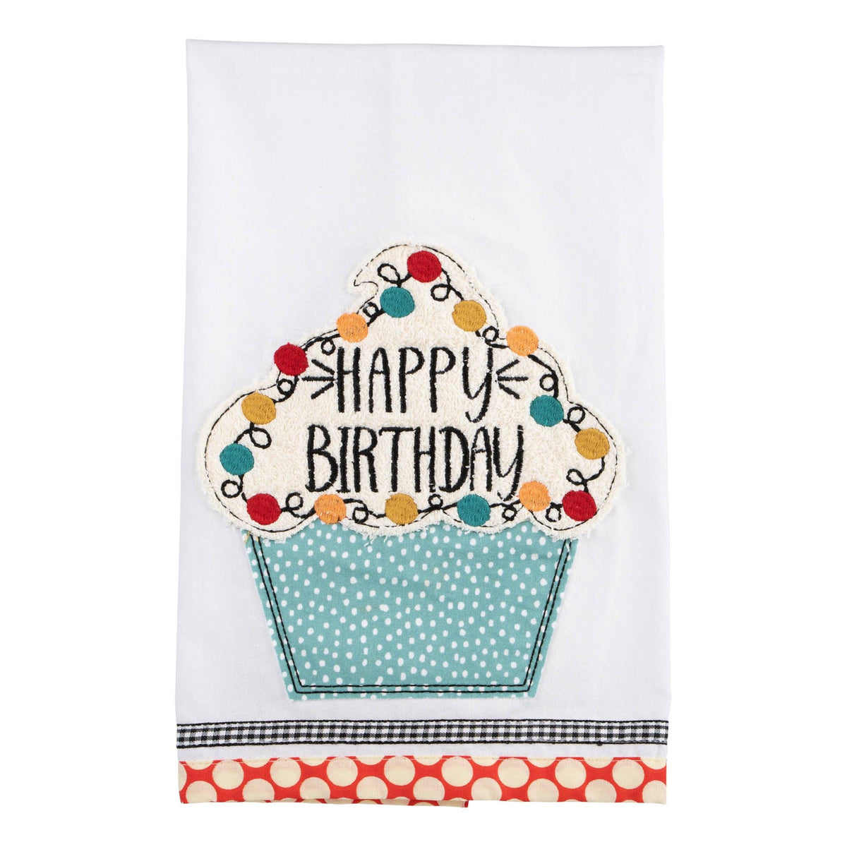 Colorful Cupcake Tea Towel - GLORY HAUS 