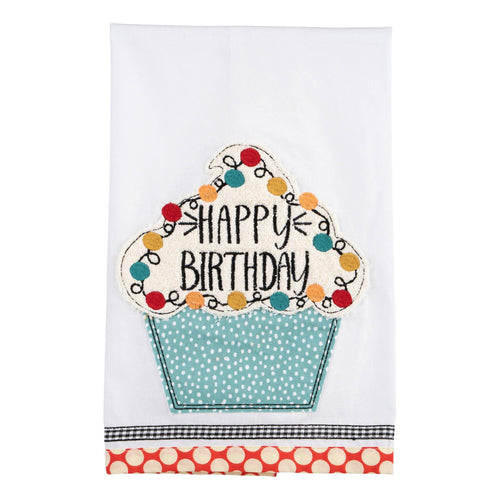 Colorful Cupcake Tea Towel - GLORY HAUS 