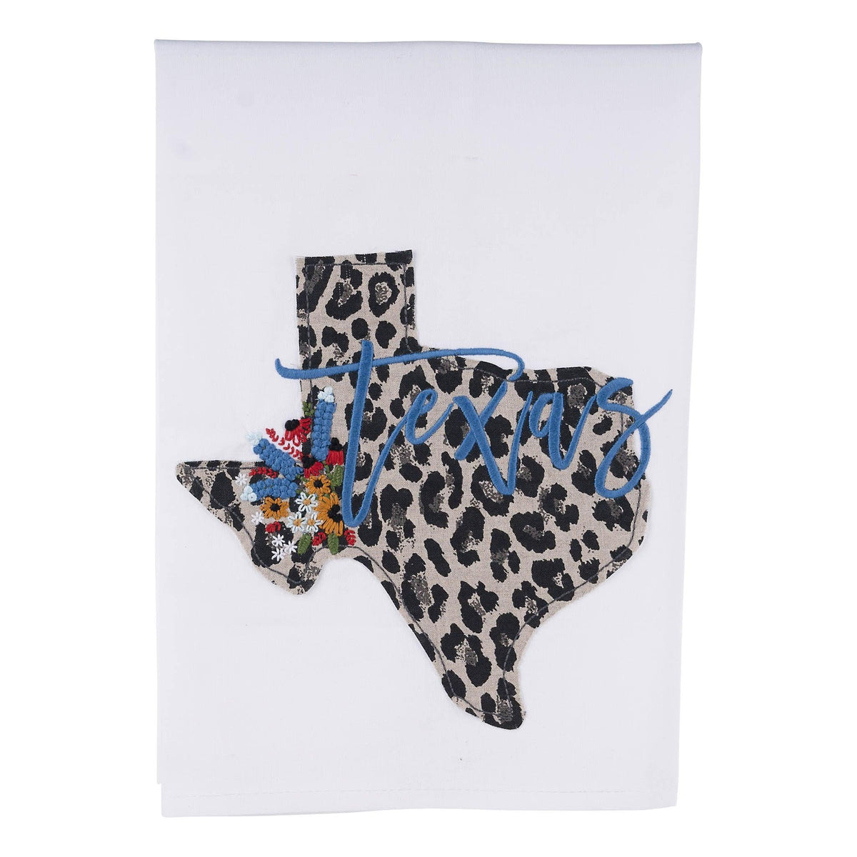 Cheetah Texas Tea Towel - GLORY HAUS 