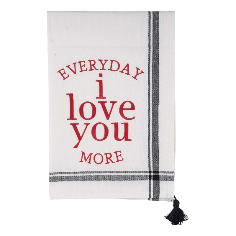 Everyday I love You More Tea Towel - GLORY HAUS 