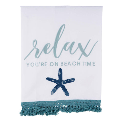 You're On Beach Time Tea Towel - GLORY HAUS 