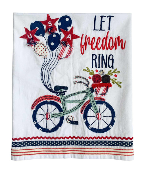 Let Freedom Ring Tea Towel - GLORY HAUS 