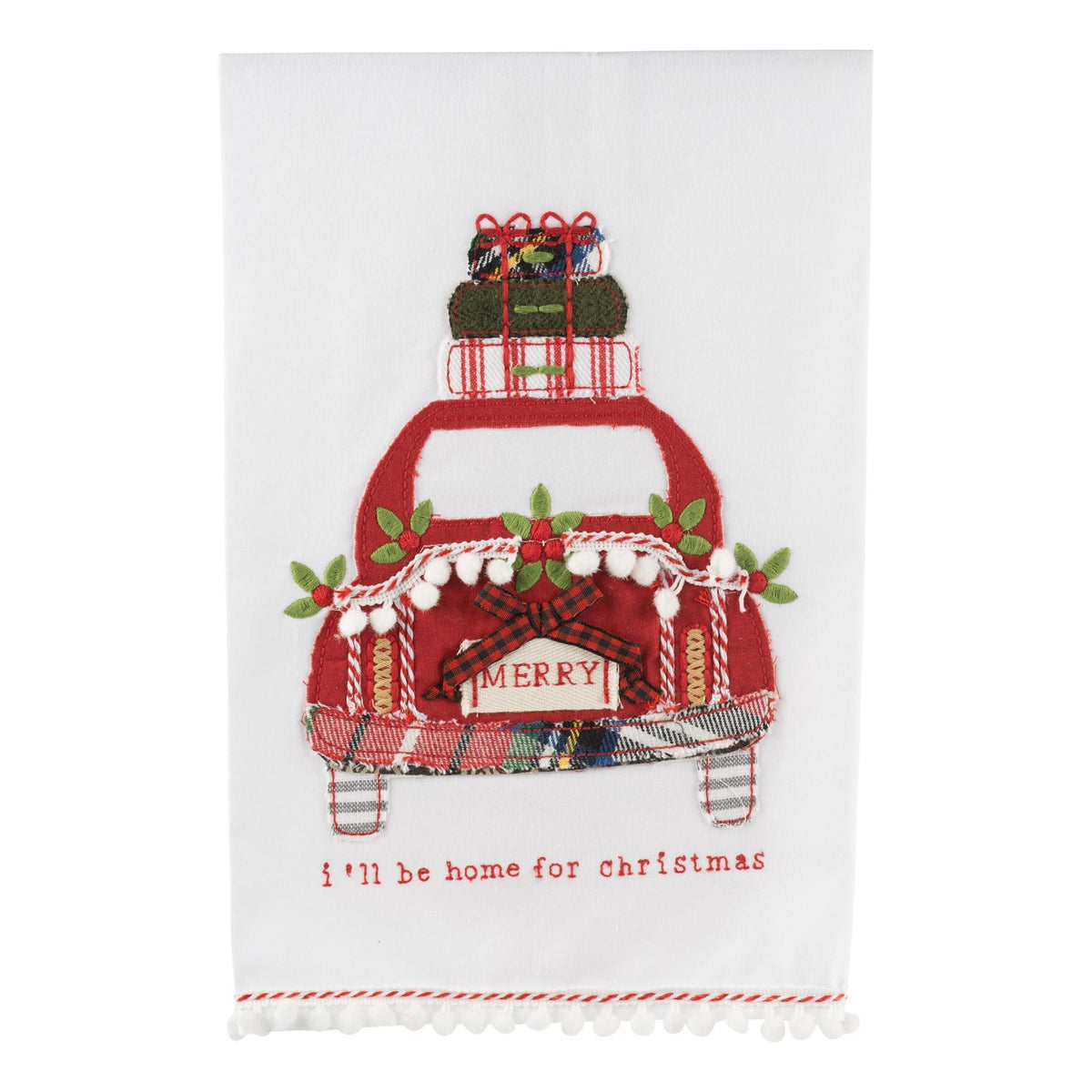 I'll Be Home for Christmas Tea Towel - GLORY HAUS 