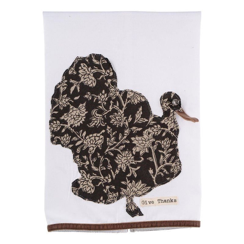 Turkey Silhouette Tea Towel - GLORY HAUS 