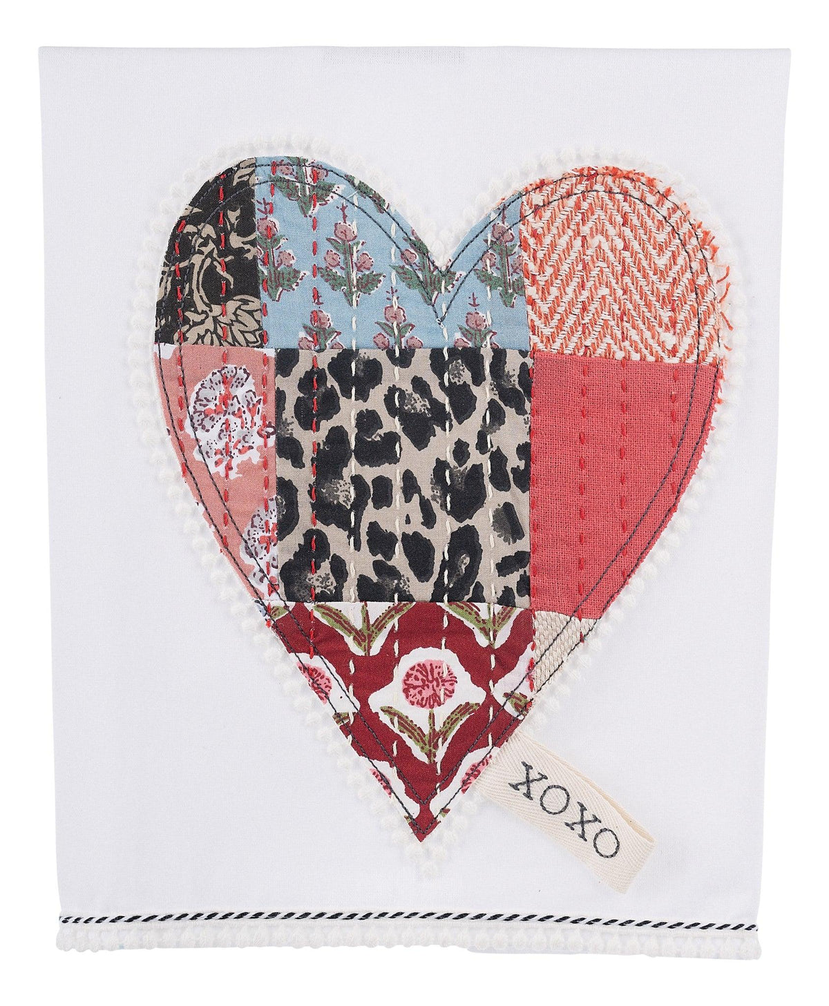 XOXO Heart Tea Towel - GLORY HAUS 