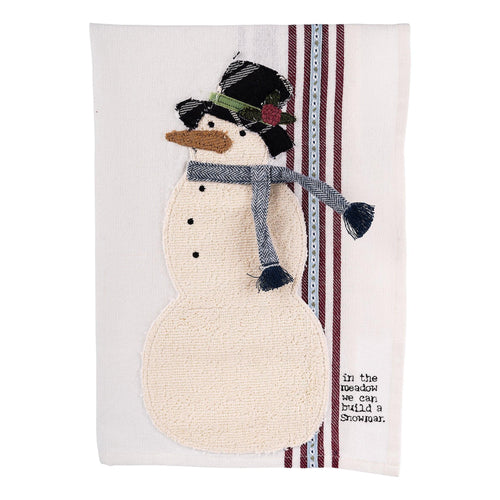 We Can Build A Snowman Tea Towel - GLORY HAUS 