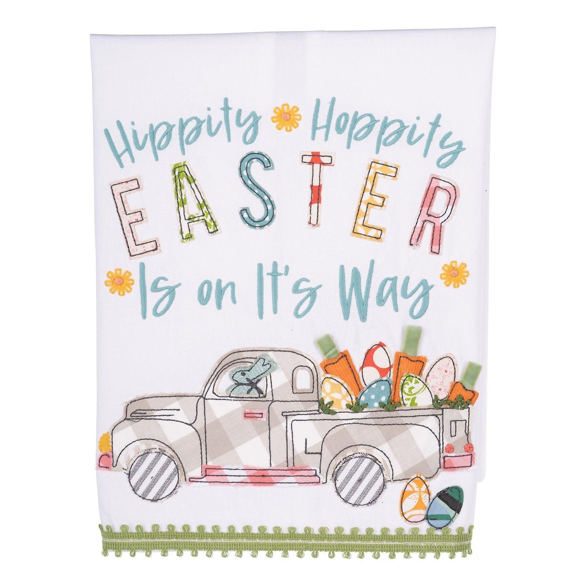 Hippity Hoppity Hooray Easter Tea Towel - GLORY HAUS 