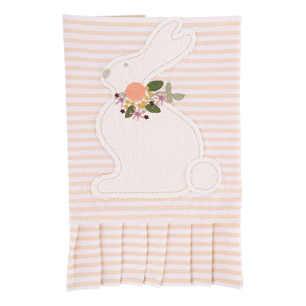 Bunny Ruffled Tea Towel - GLORY HAUS 