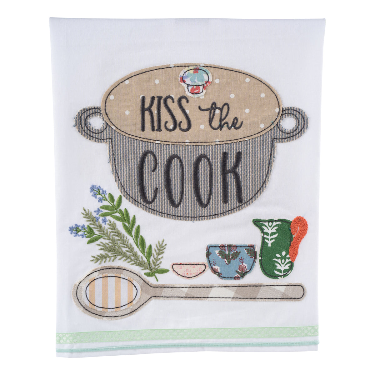 Kiss The Cook Tea Towel - GLORY HAUS 