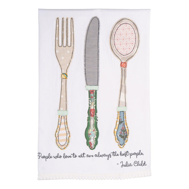 Knife Fork Spoon Tea Towel - GLORY HAUS 