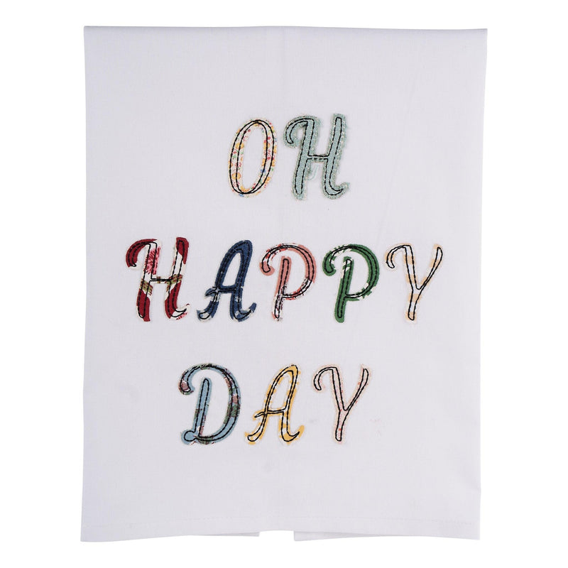 Happy Day Tea Towel - GLORY HAUS 