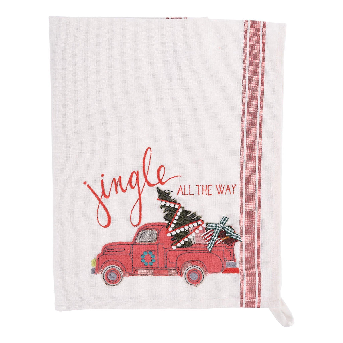 Jingle Truck Tea Towel - GLORY HAUS 