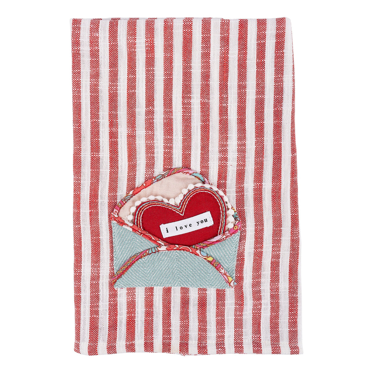 Heart Envelope Tea Towel