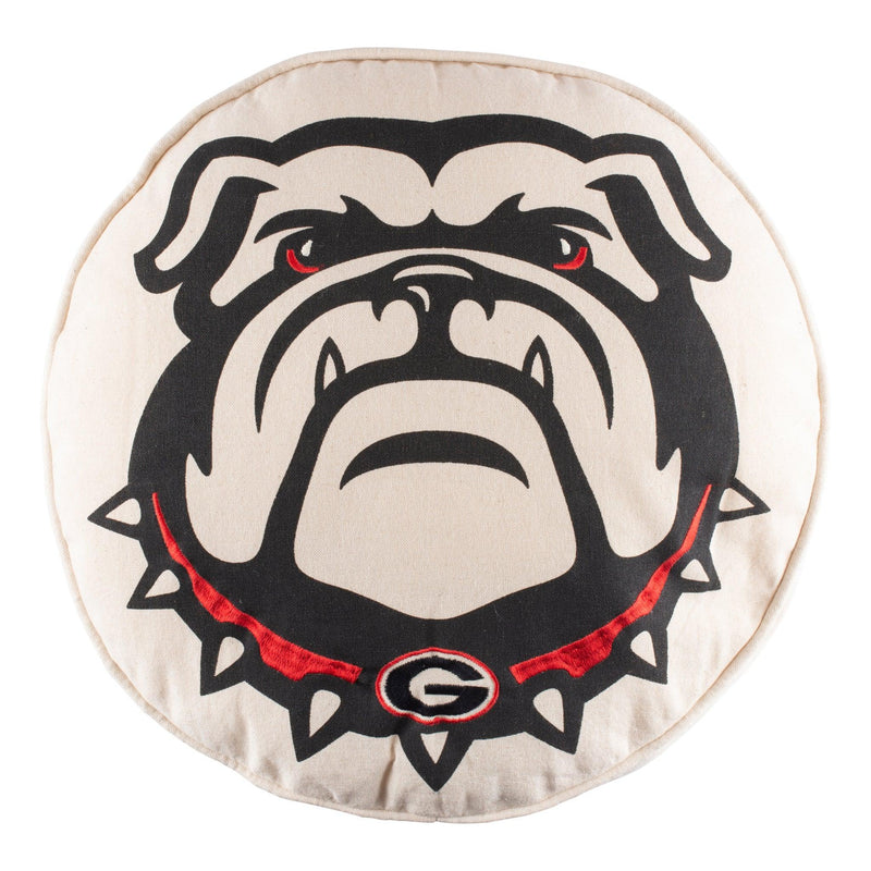 Georgia Bulldog Pillow - GLORY HAUS 