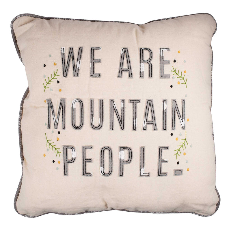 Mountain People Pillow - GLORY HAUS 