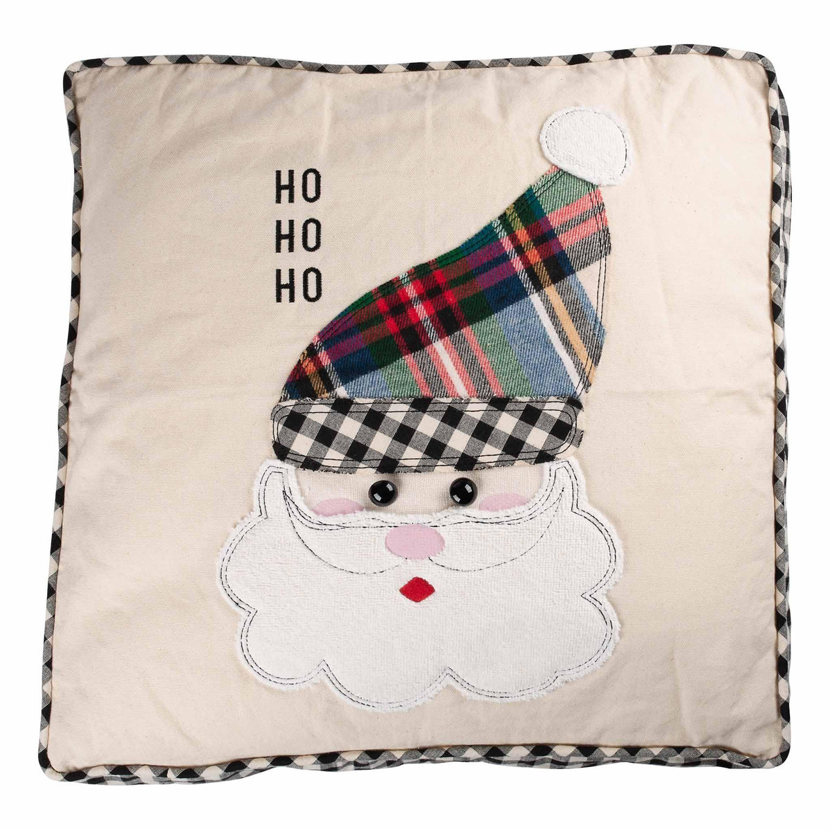 Santa Ho Ho Ho Pillow - GLORY HAUS 