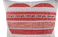 I Love You, I Love You Heart Pillow - GLORY HAUS 